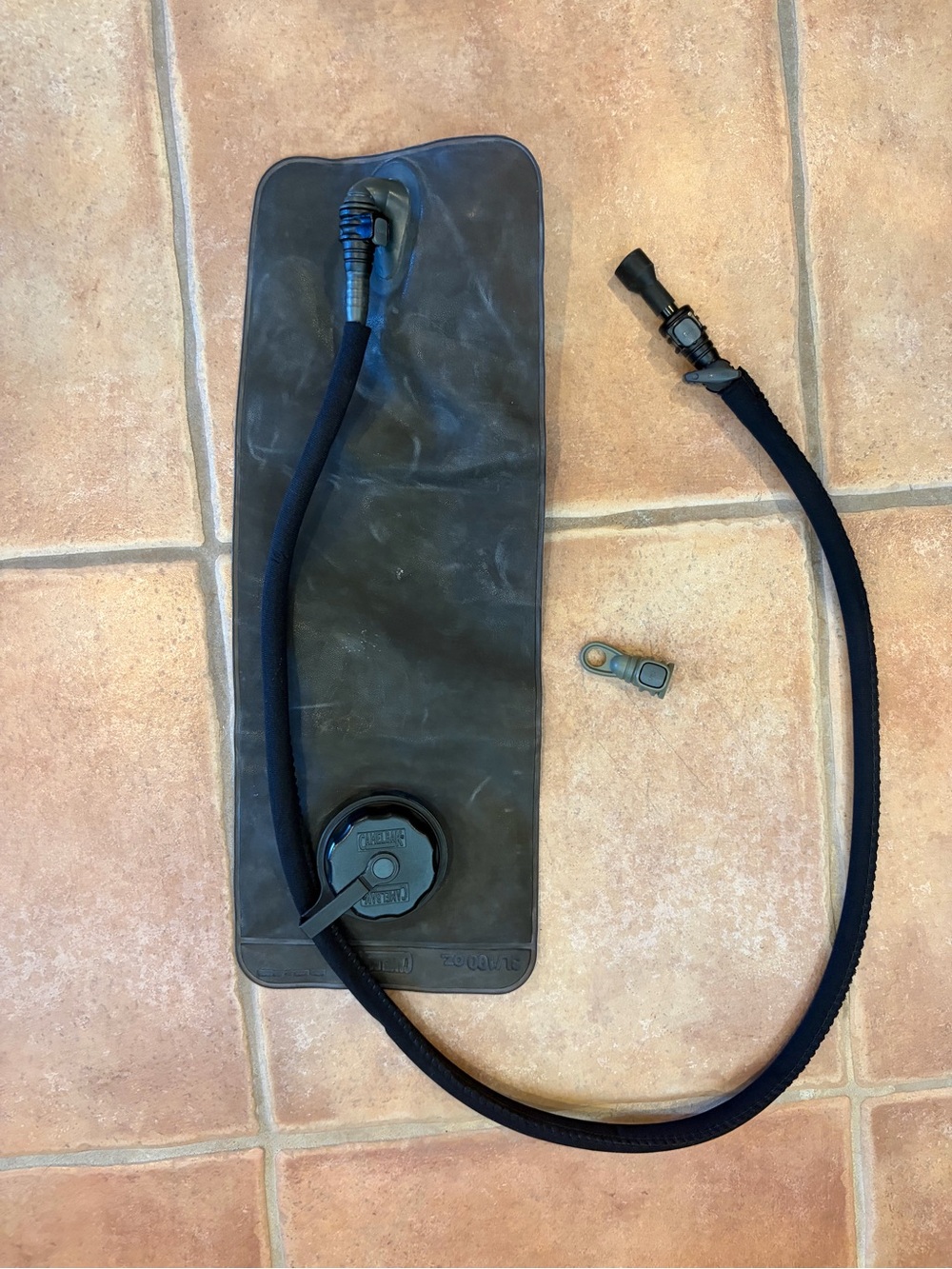 Camelback Hydration Reservoir Bladder with Black Drinking Tube